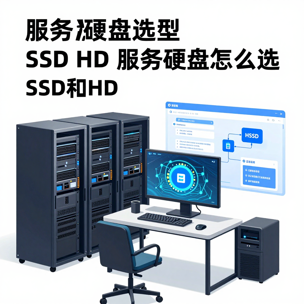 服务器硬盘选型SSD HDD：服务器硬盘怎么选？SSD和HD 配图
